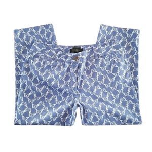 TALBOTS Butterfly Printed "The Perfect Crop" Pants